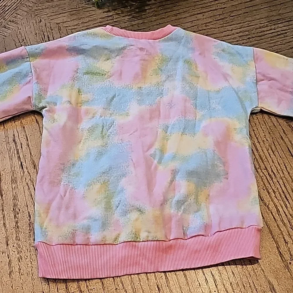 Tie dye Minnie Mouse sweater size 6-6X Disney
